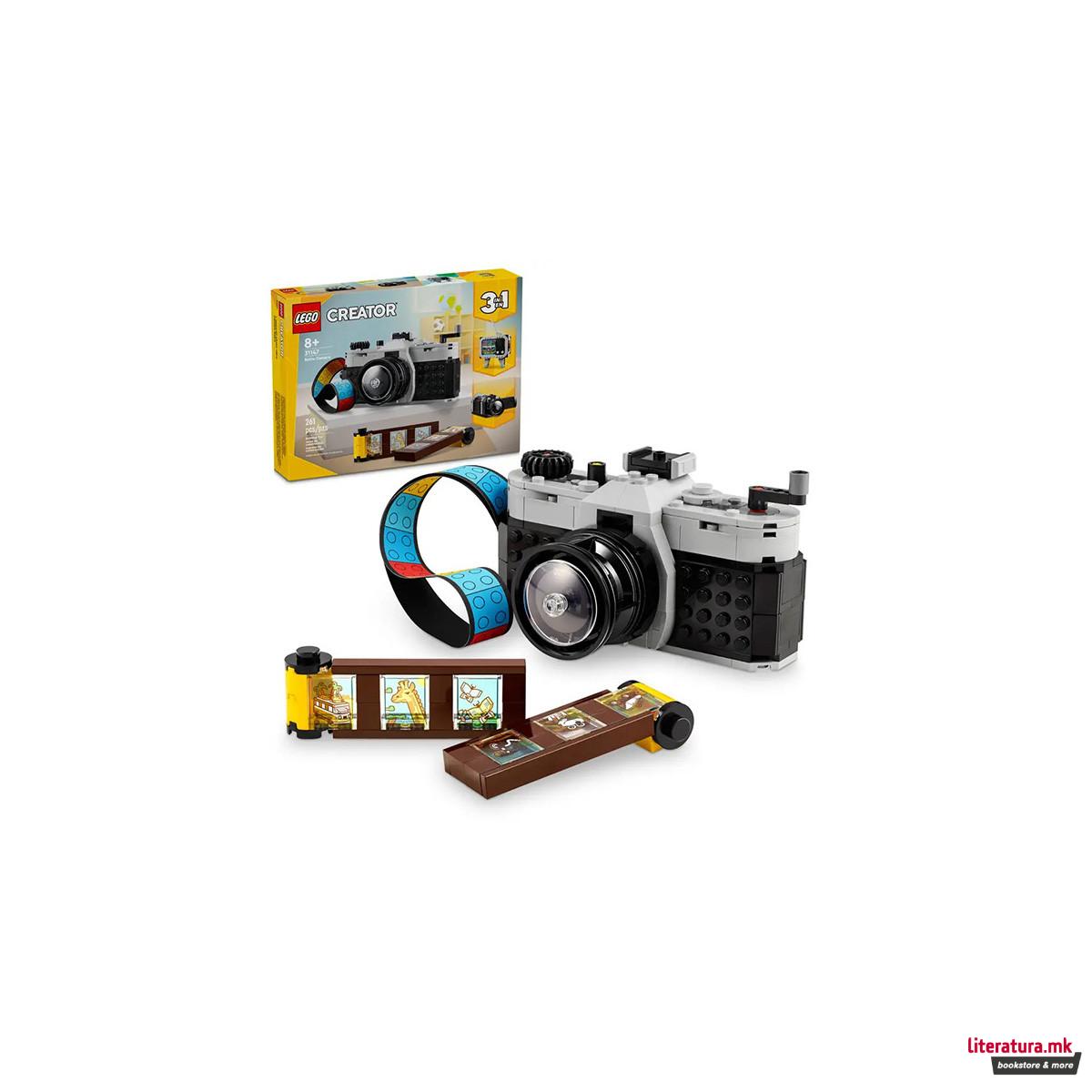 LEGO коцки, Creator 3 in 1, Retro Camera 