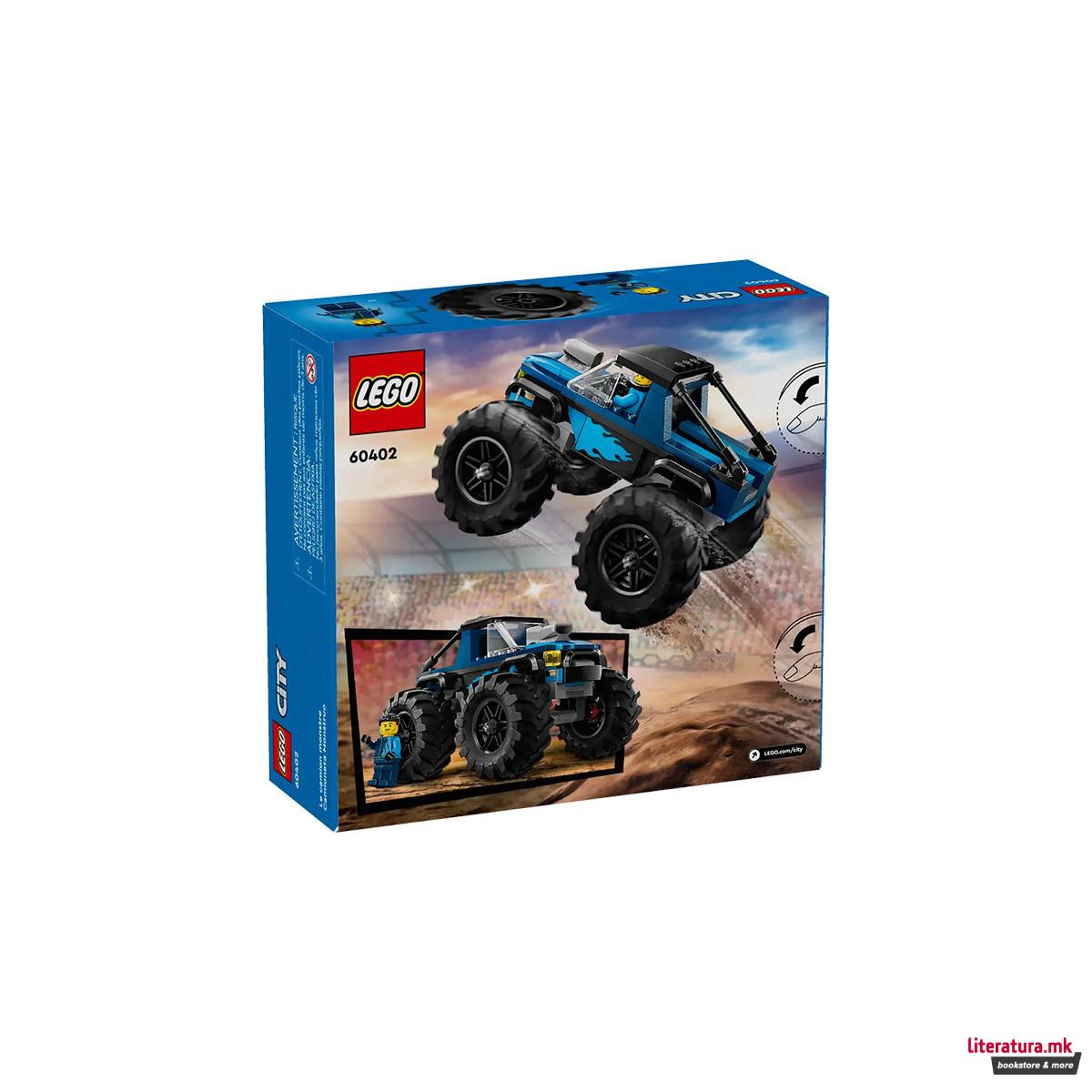 LEGO коцки, City, Blue Monster Truck 
