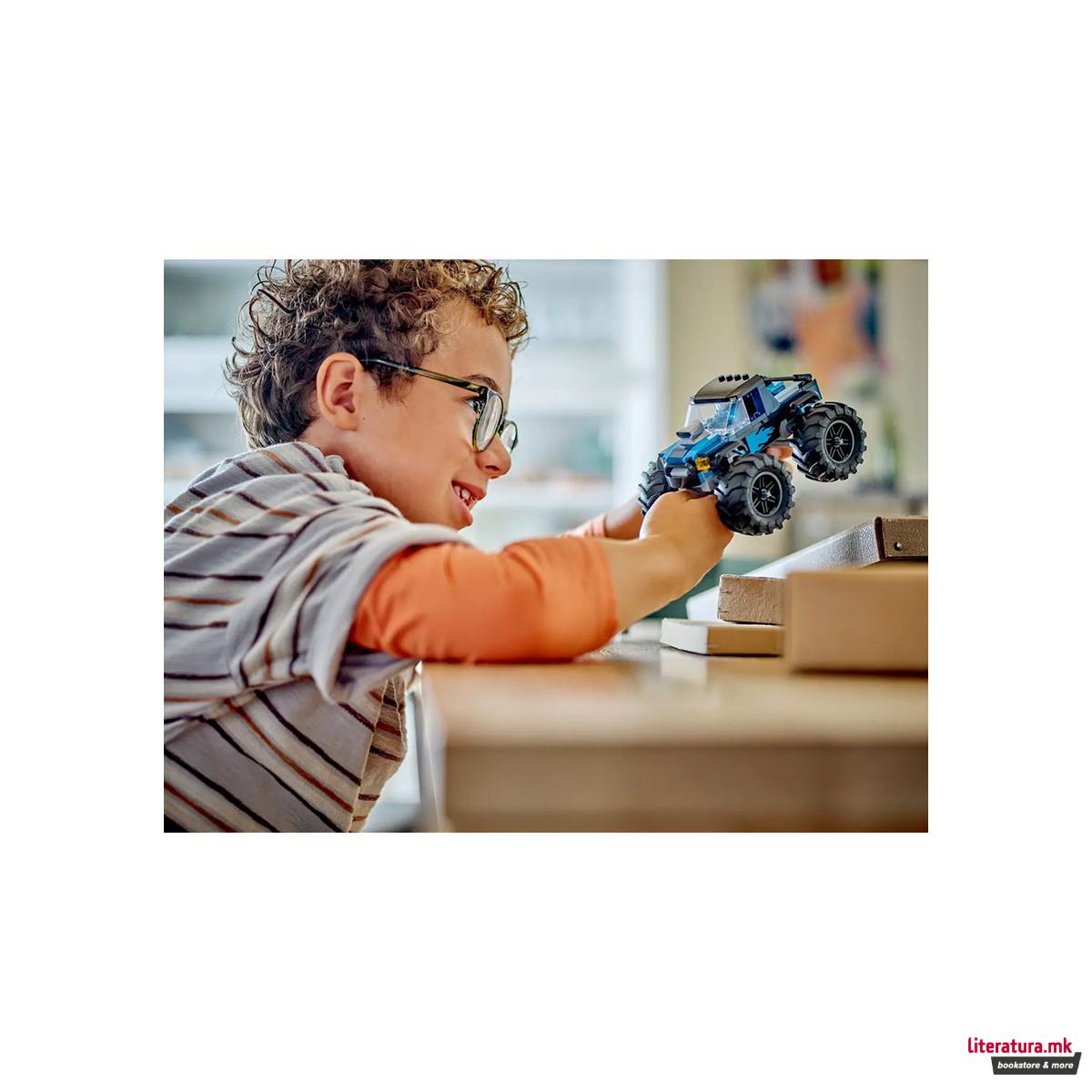 LEGO коцки, City, Blue Monster Truck 