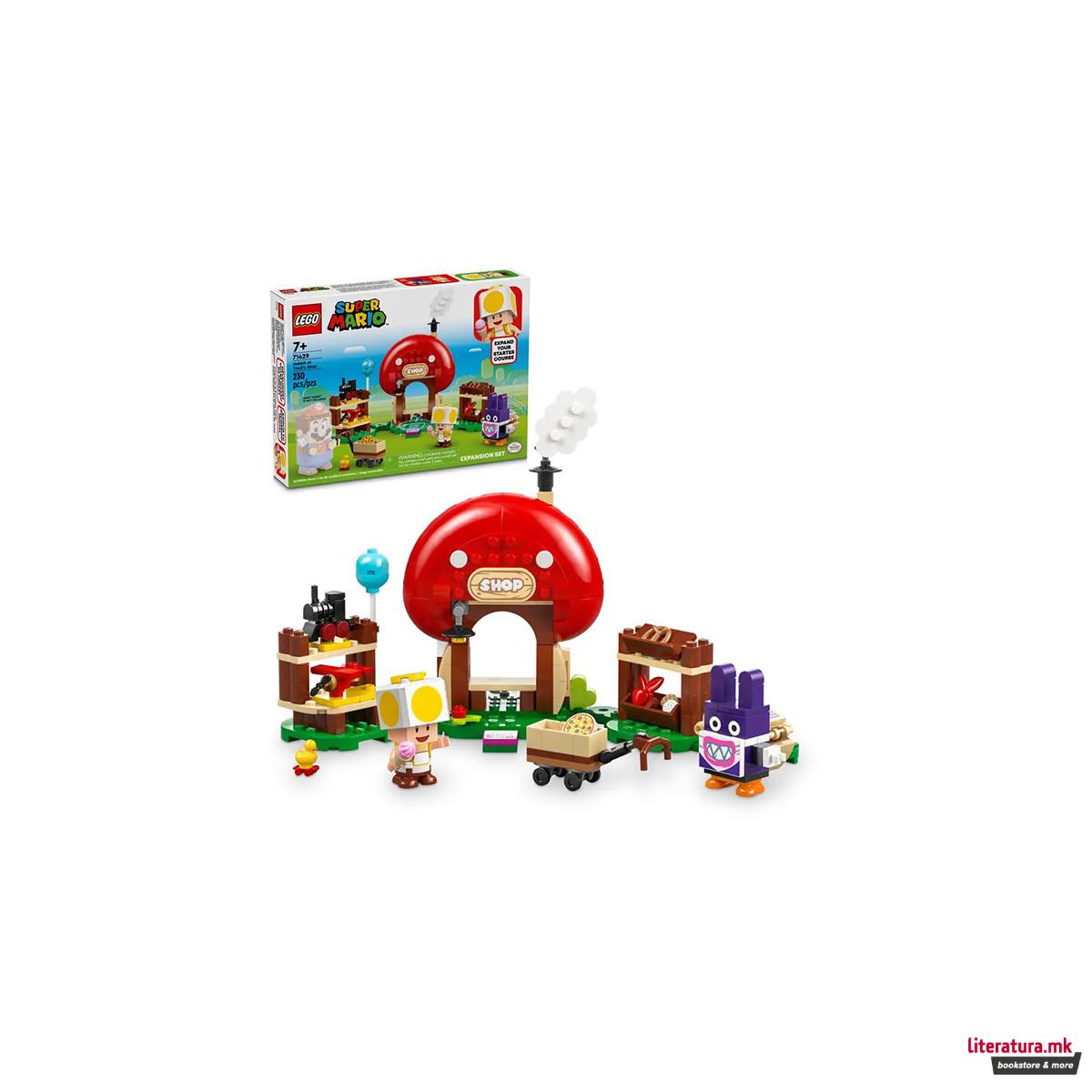 LEGO коцки, Super Mario, Nabbit at Toad's Shop Expansion Set 