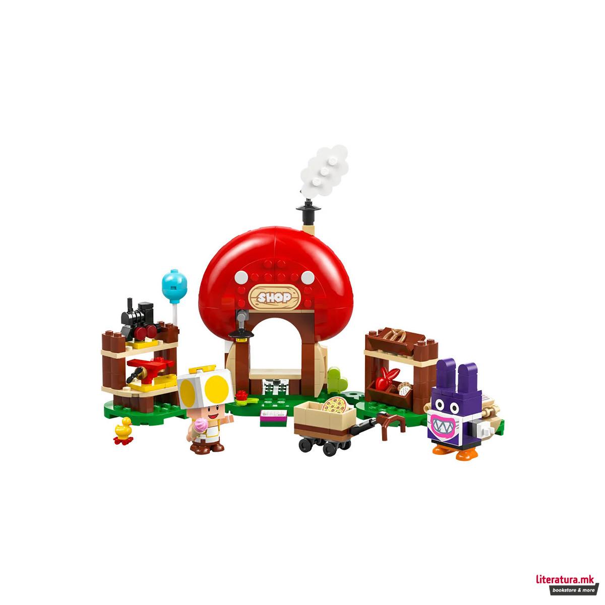 LEGO коцки, Super Mario, Nabbit at Toad's Shop Expansion Set 