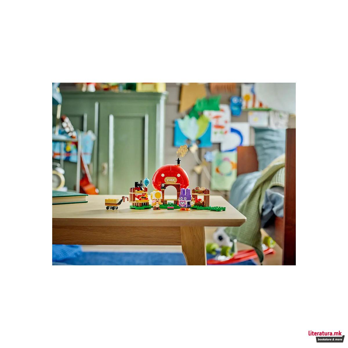 LEGO коцки, Super Mario, Nabbit at Toad's Shop Expansion Set 