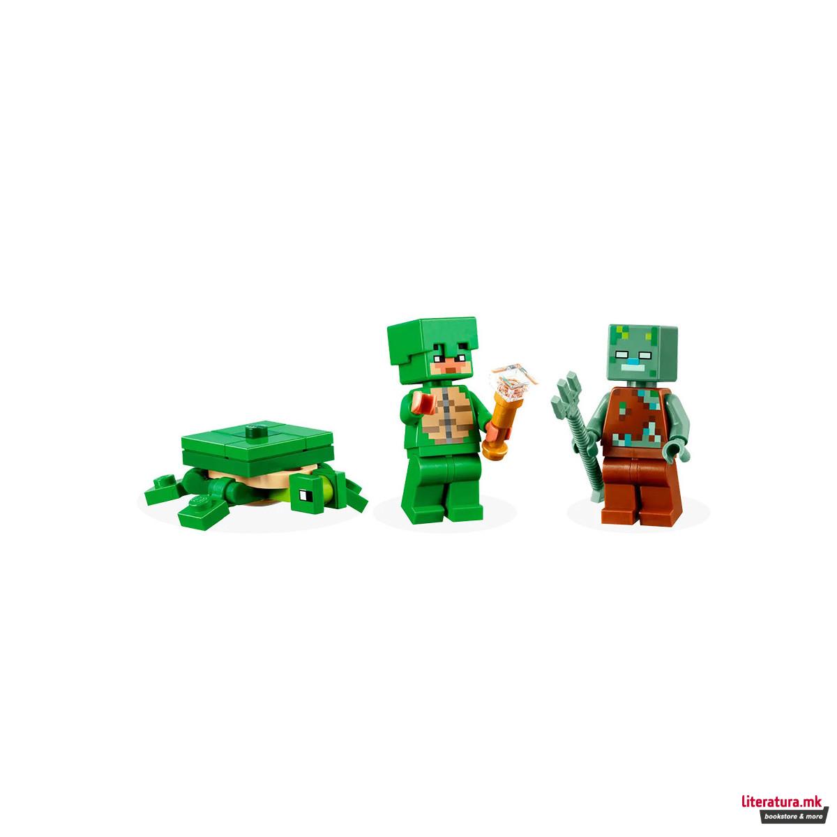 LEGO коцки, Minecraft, The Turtle Beach House 