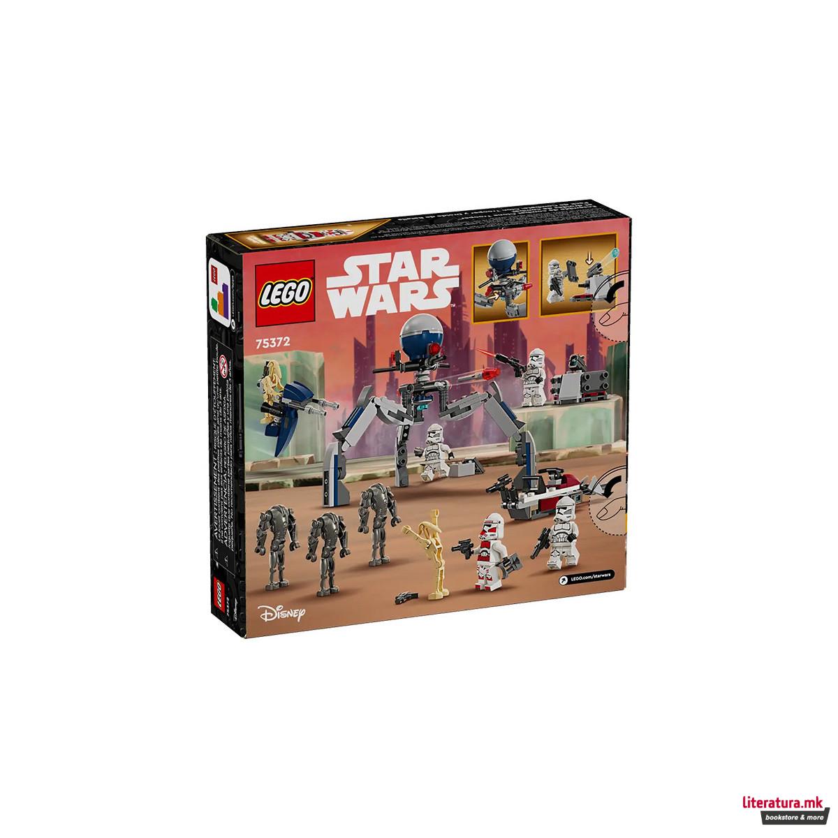 LEGO коцки, Star Wars, Clone Trooper & Battle Droid Battle Pack 