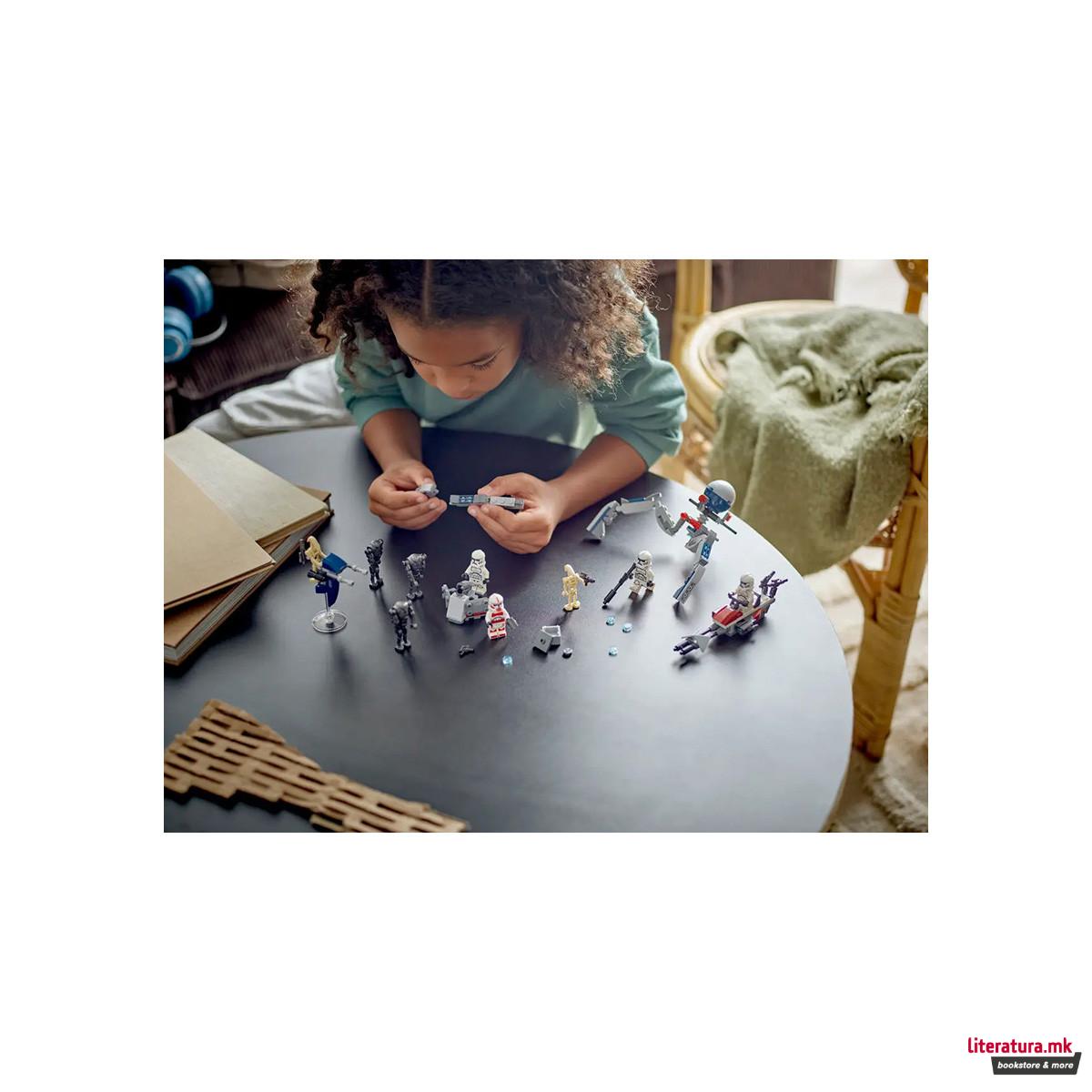 LEGO коцки, Star Wars, Clone Trooper & Battle Droid Battle Pack 