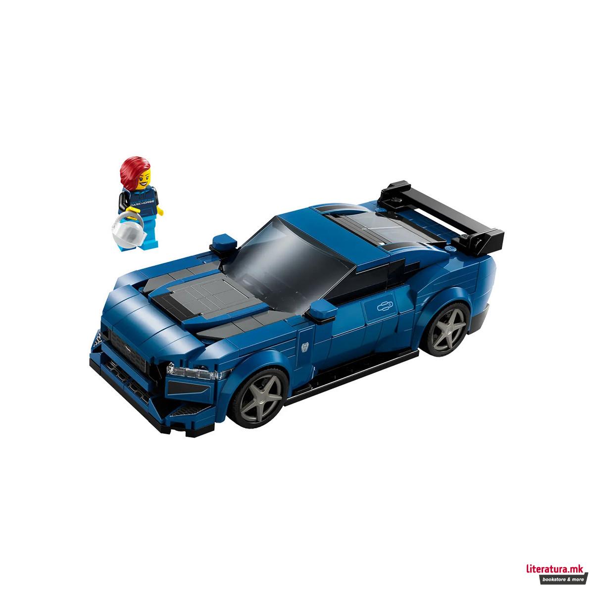 LEGO коцки, Speed Champions, Ford Mustang Dark Horse Sports Car 