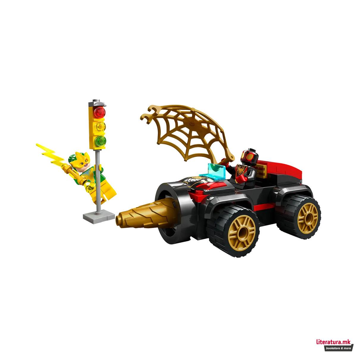 LEGO коцки, Marvel, Spidey: Amazing Friends - Drill Spinner Vehicle 