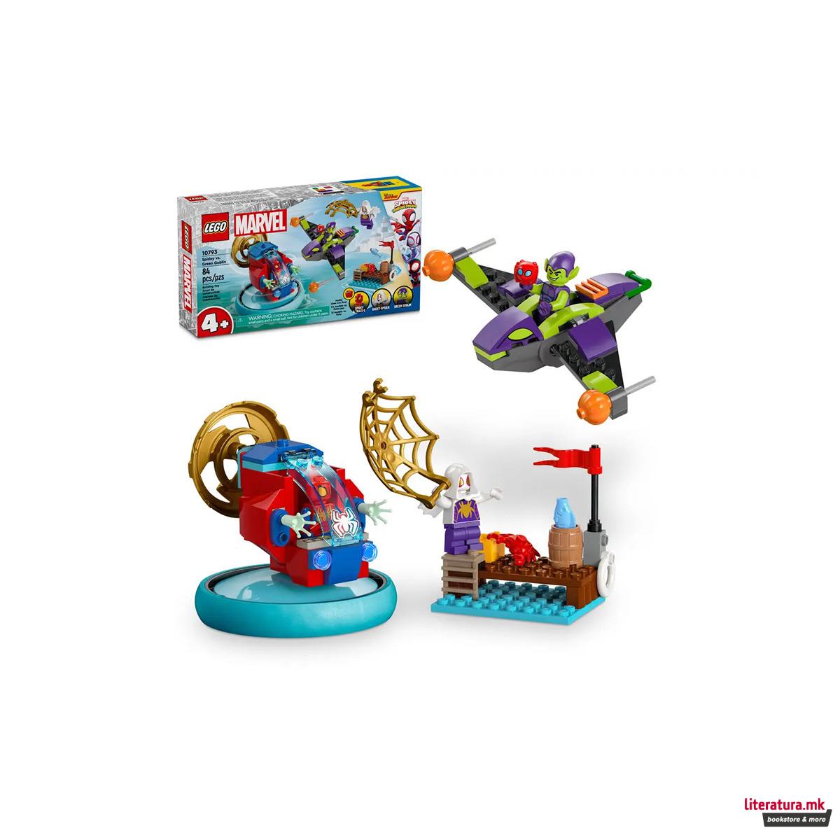 LEGO коцки, Marvel, Spidey: Amazing Friends - Spidey vs. Green Goblin 