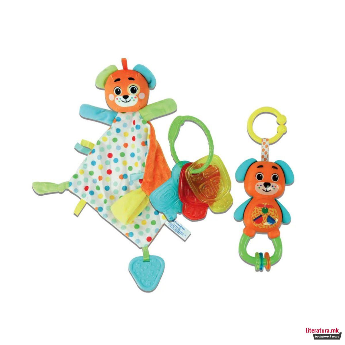 Сет за подарок за бебе, Baby Clementoni - Puppy 