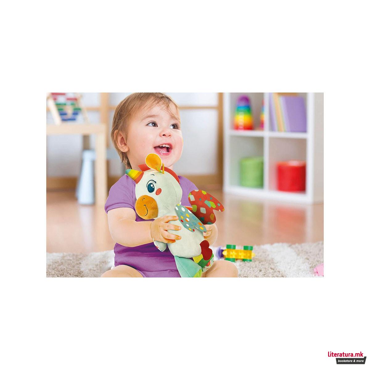 Плишана играчка со звук, Baby Clementoni - My Little Unicorn 