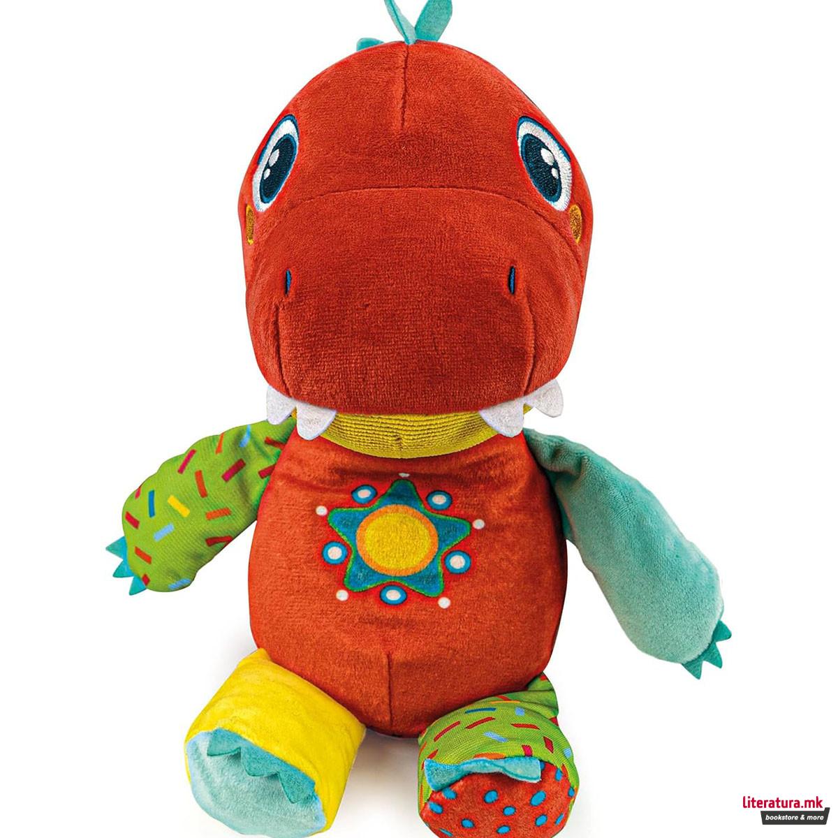 Плишана играчка со звук, Baby Clementoni - My Little Dino 