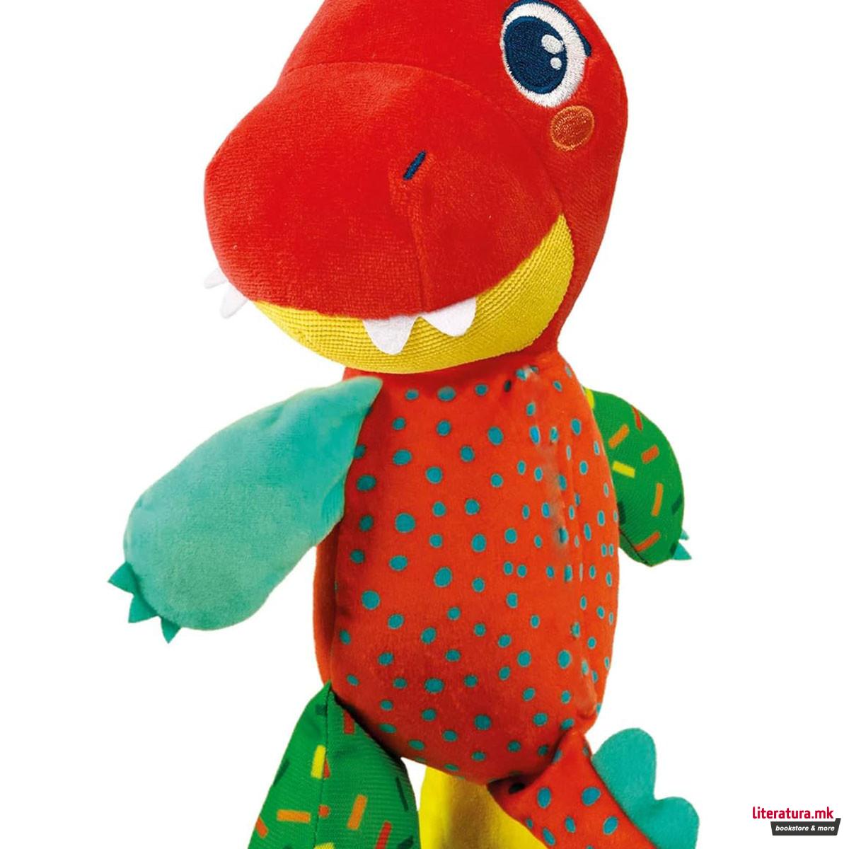 Плишана играчка со звук, Baby Clementoni - My Little Dino 