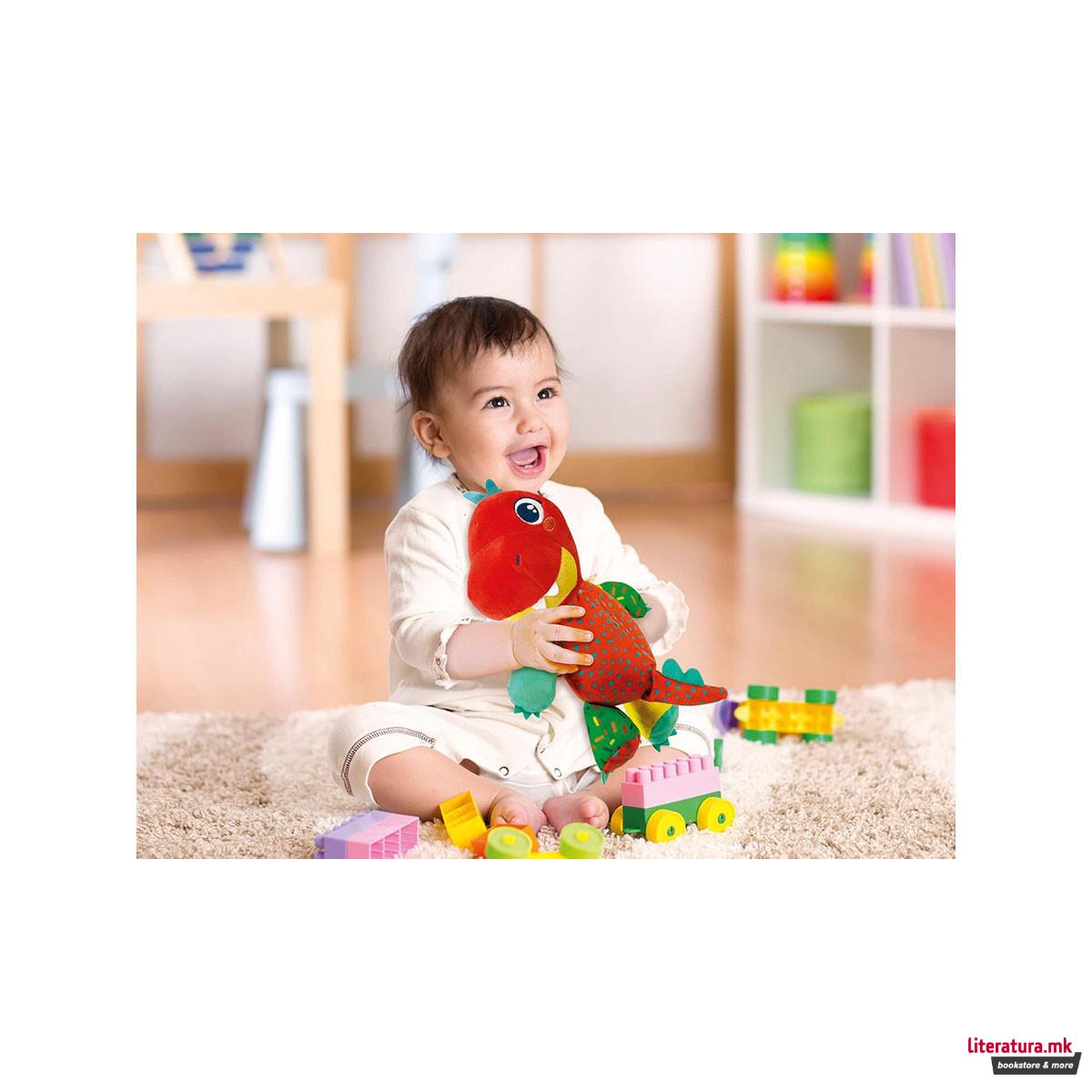 Плишана играчка со звук, Baby Clementoni - My Little Dino 