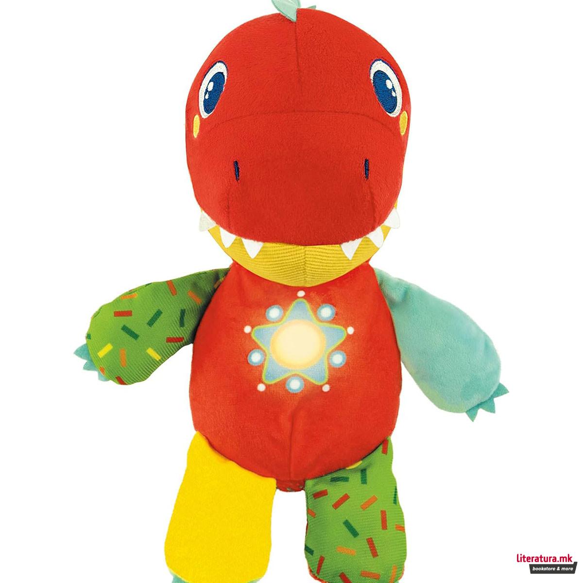 Плишана играчка со звук, Baby Clementoni - My Little Dino 