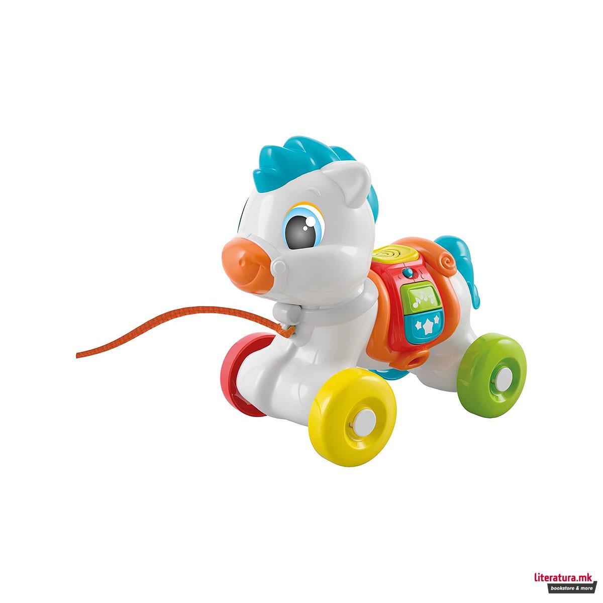 Играчка за влечење, Baby Clementoni - Pull Along Baby Pony 