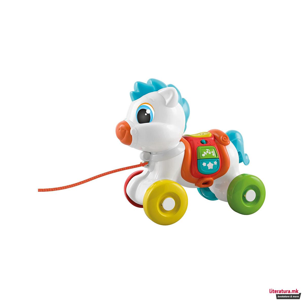 Играчка за влечење, Baby Clementoni - Pull Along Baby Pony 