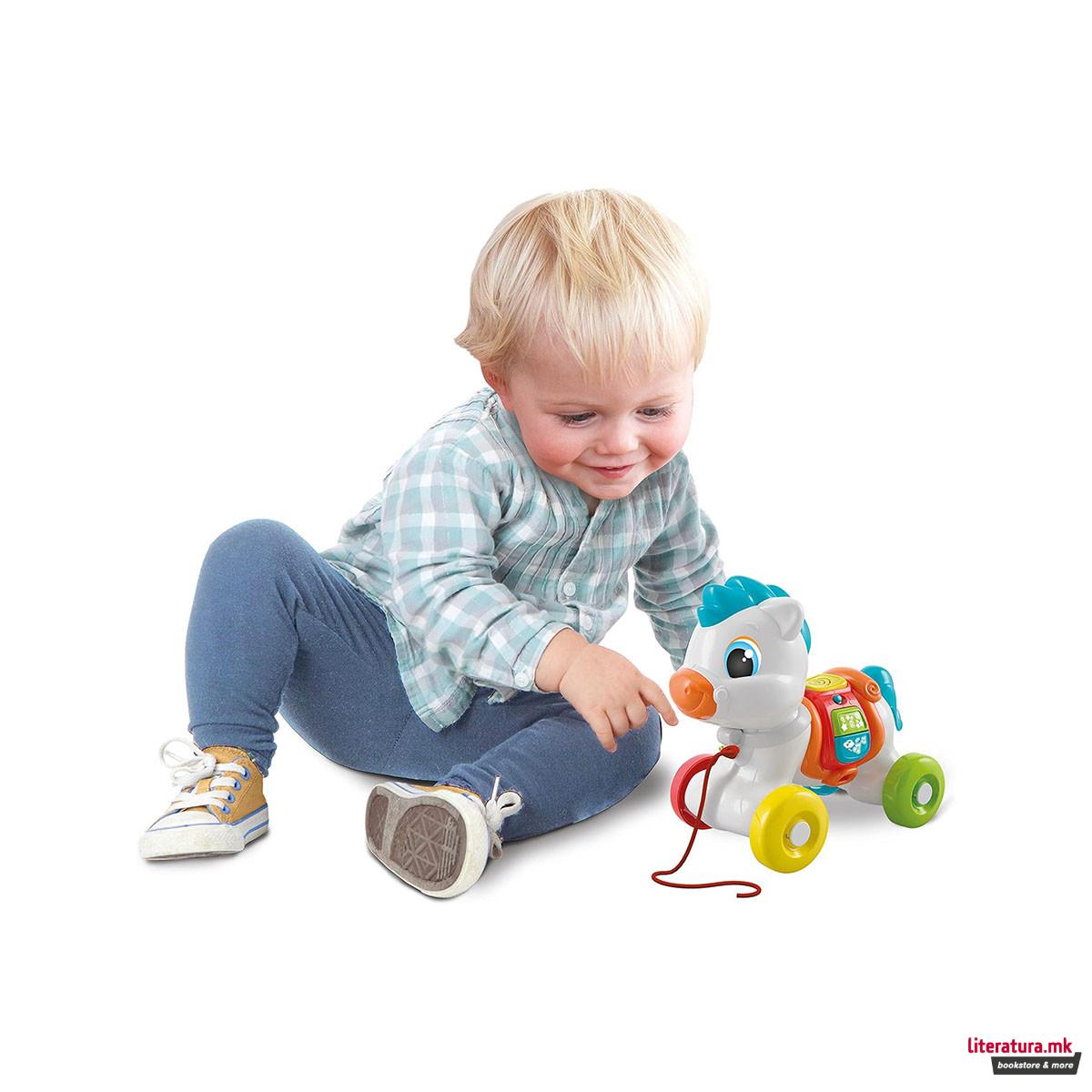 Играчка за влечење, Baby Clementoni - Pull Along Baby Pony 