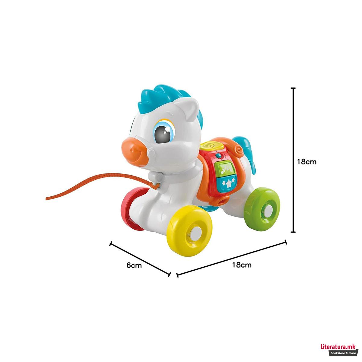 Играчка за влечење, Baby Clementoni - Pull Along Baby Pony 