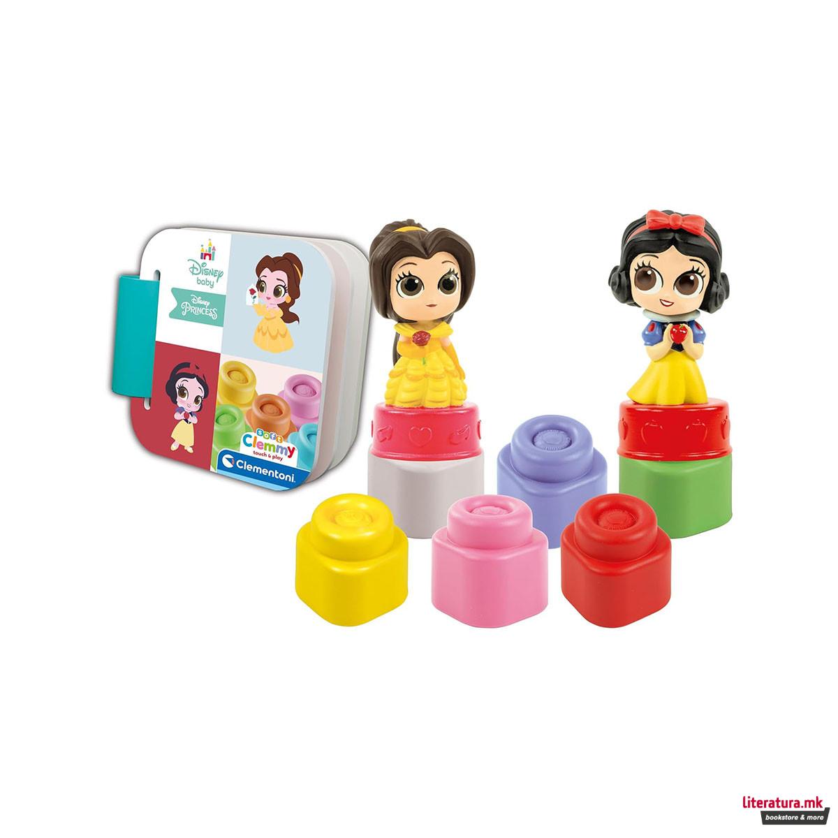 Сет за игра со меки коцки, Disney Baby - Princess 