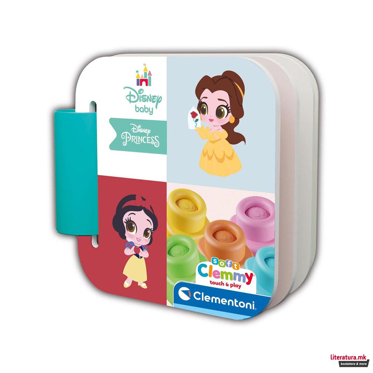 Сет за игра со меки коцки, Disney Baby - Princess 