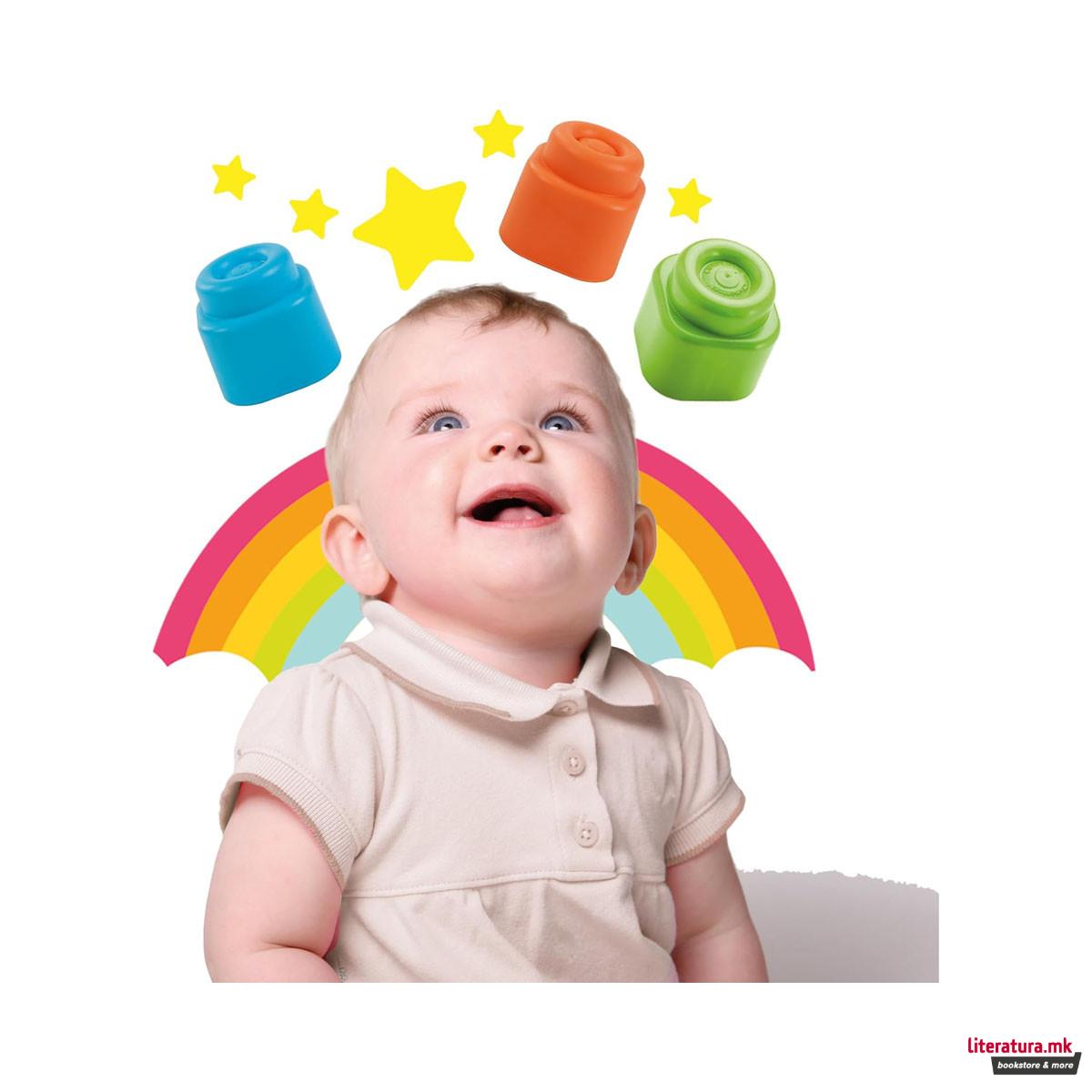 Меки коцки за градба, Soft Clemmy Touch & Play - Dog & Puppy 