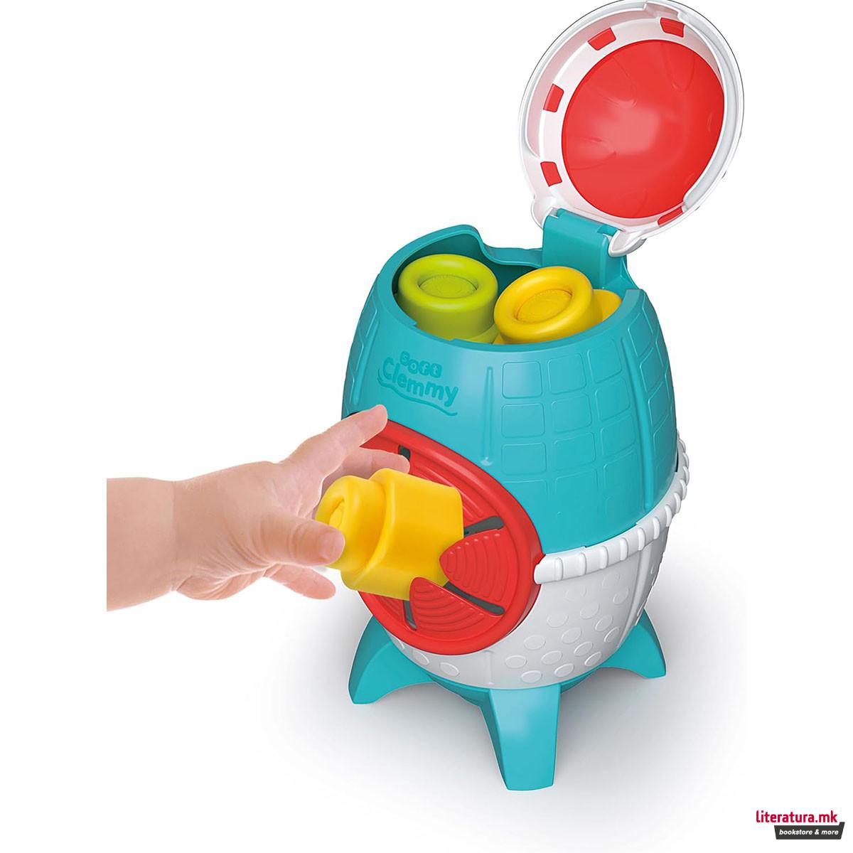 Сет за игра со меки коцки, Soft Clemmy - Space Rocket 