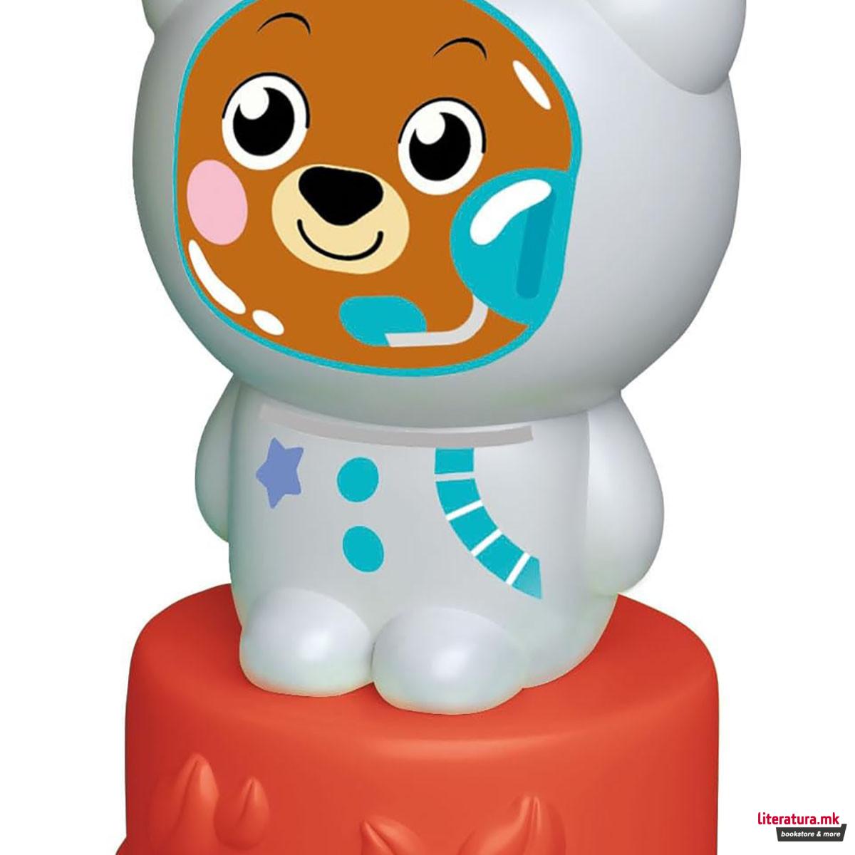 Сет за игра со меки коцки, Soft Clemmy - Space Rocket 