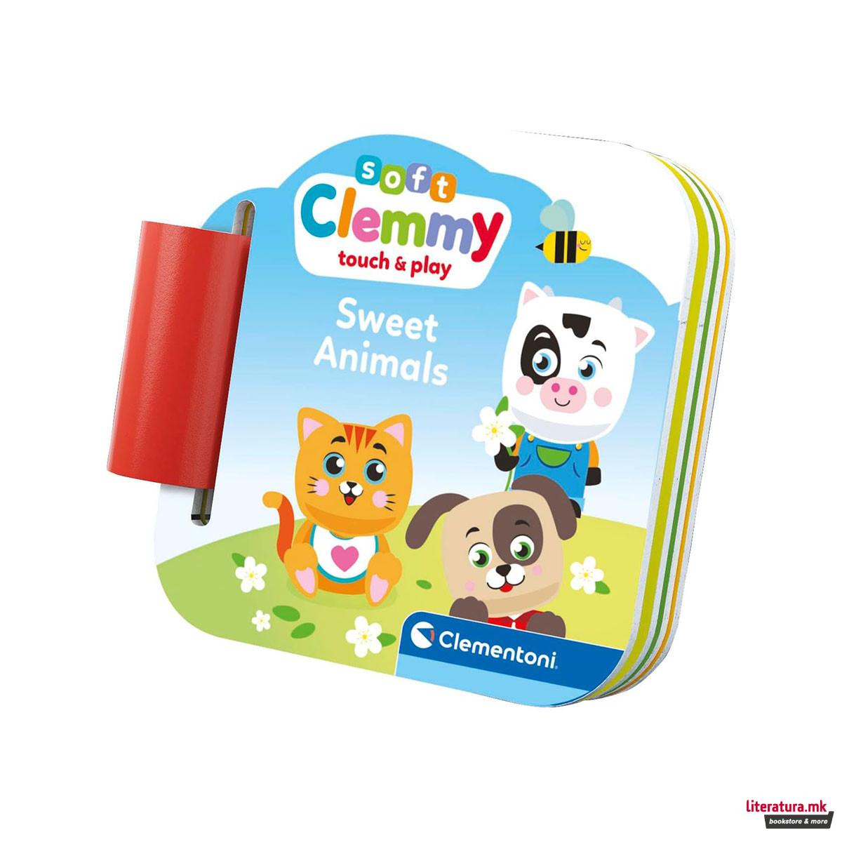 Сет за игра со меки коцки, Soft Clemmy - Sweet Animals 