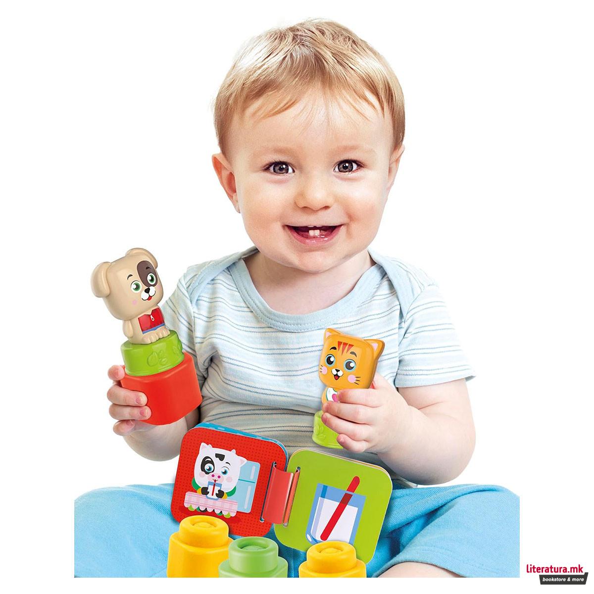 Сет за игра со меки коцки, Soft Clemmy - Sweet Animals 