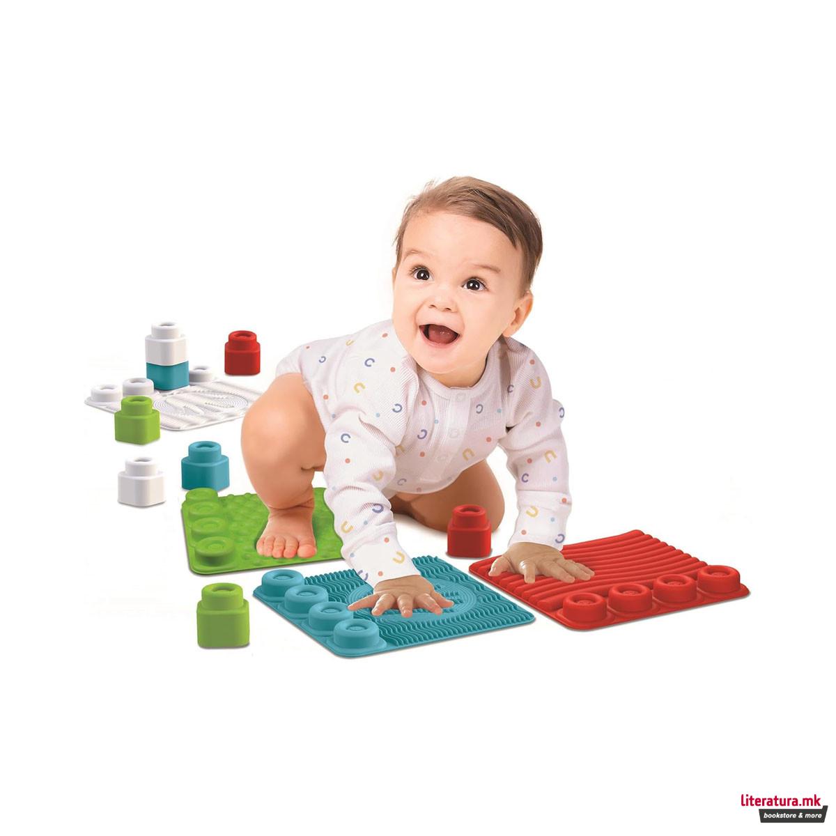 Сензорна подлога за играње, Soft Clemmy - Touch, Crawl & Play Sensory Path 