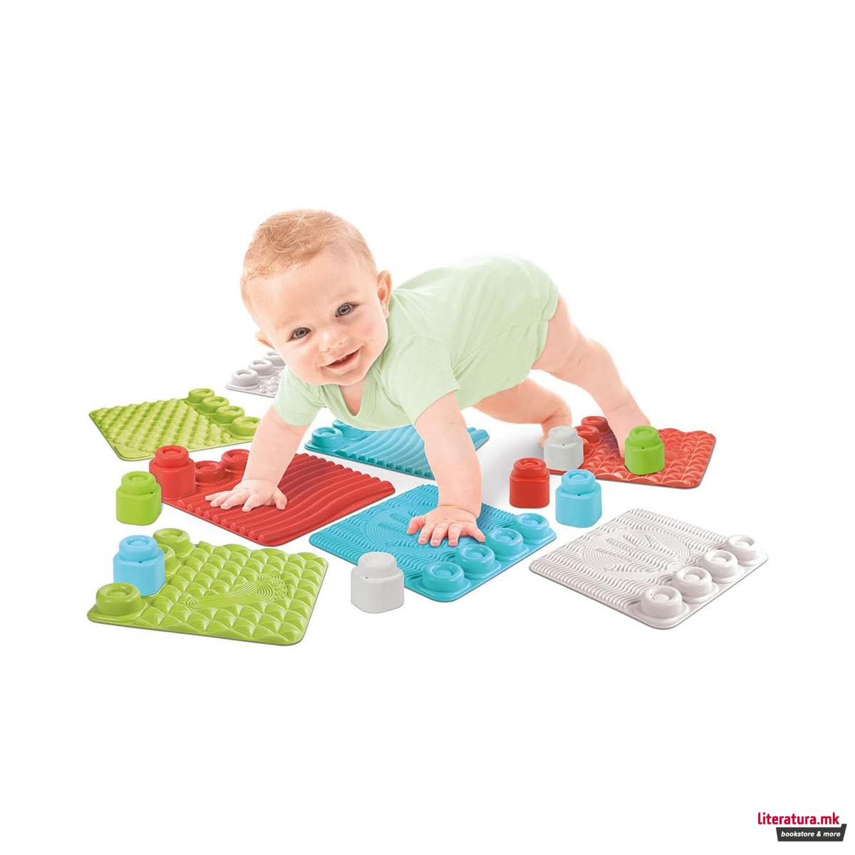 Сензорна подлога за играње, Soft Clemmy - Touch, Crawl & Play Sensory Path 