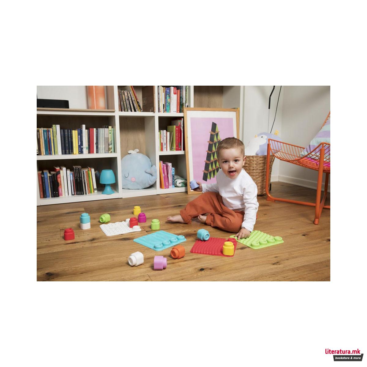 Сензорна подлога за играње, Soft Clemmy - Touch, Crawl & Play Sensory Path 