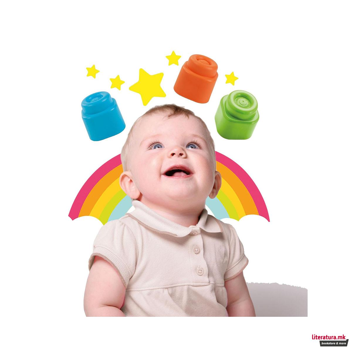 Меки коцки за градба, Soft Clemmy Touch & Play - 40 Soft Blocks 