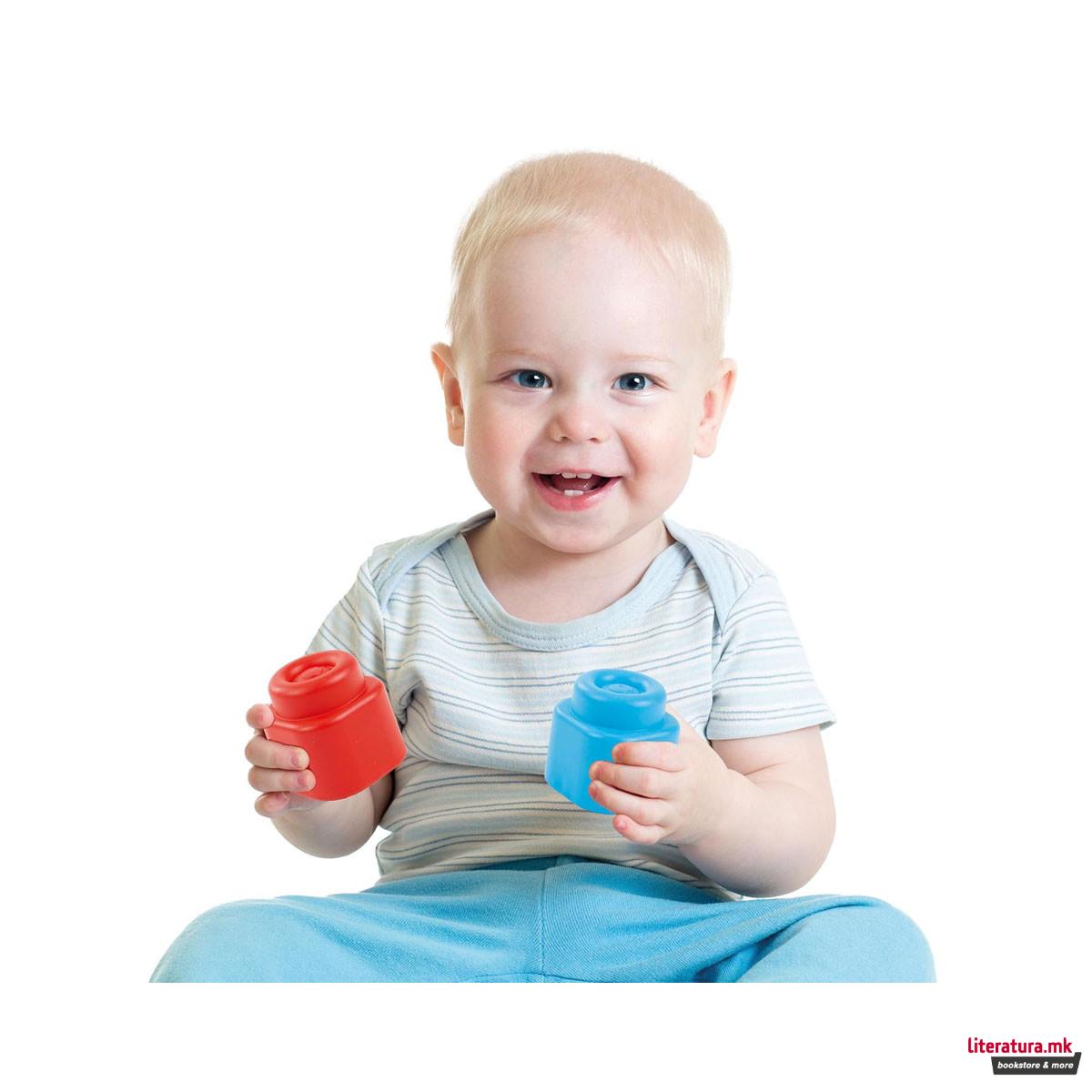 Меки коцки за градба, Soft Clemmy Touch & Play - 40 Soft Blocks 