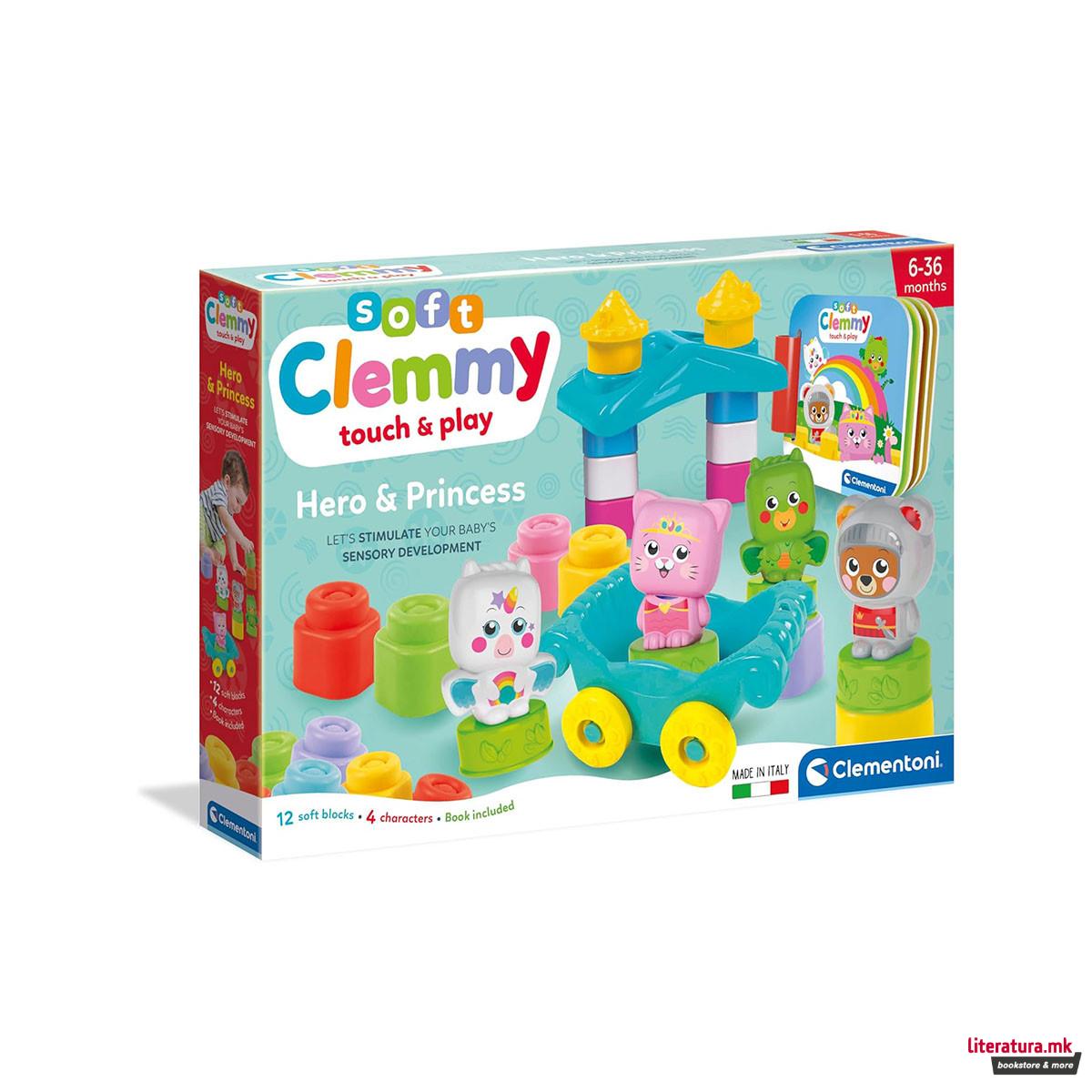 Сет за игра со меки коцки, Soft Clemmy - Hero & Princess 