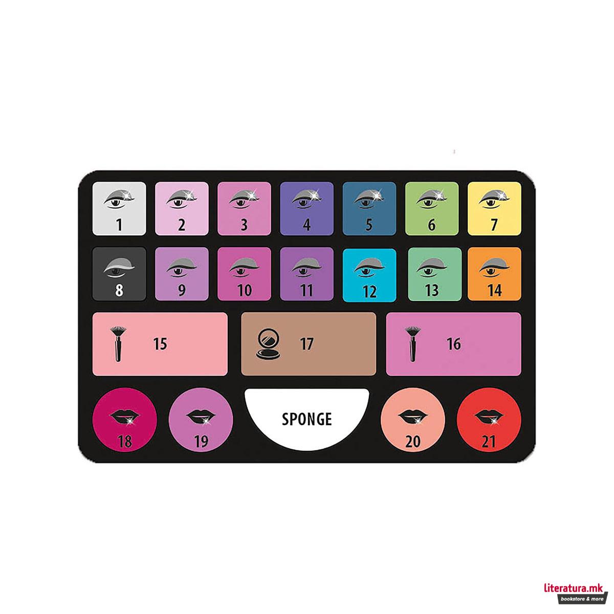 Тинејџерски сет за шминкање, Crazy Chic Teen - Make Up Studio 