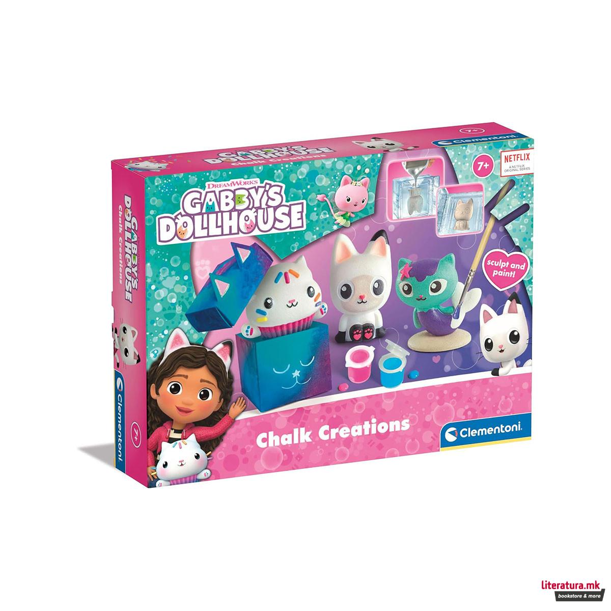 Сет за изработка, Gabby's Dollhouse - Chalk Creations 