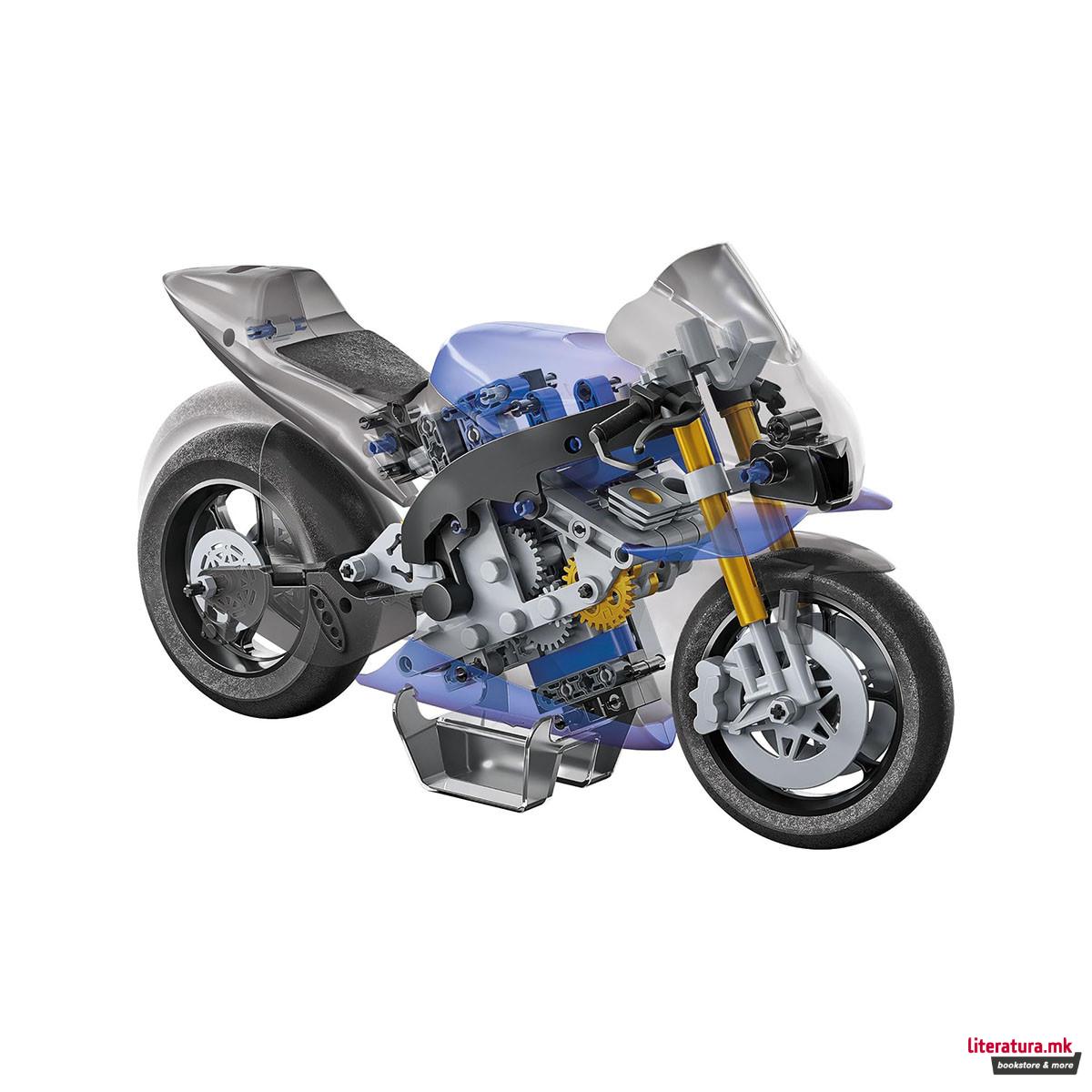 СТЕМ сет, Science&Play: Build - Mechanics: Yamaha M1 Motorcycle 