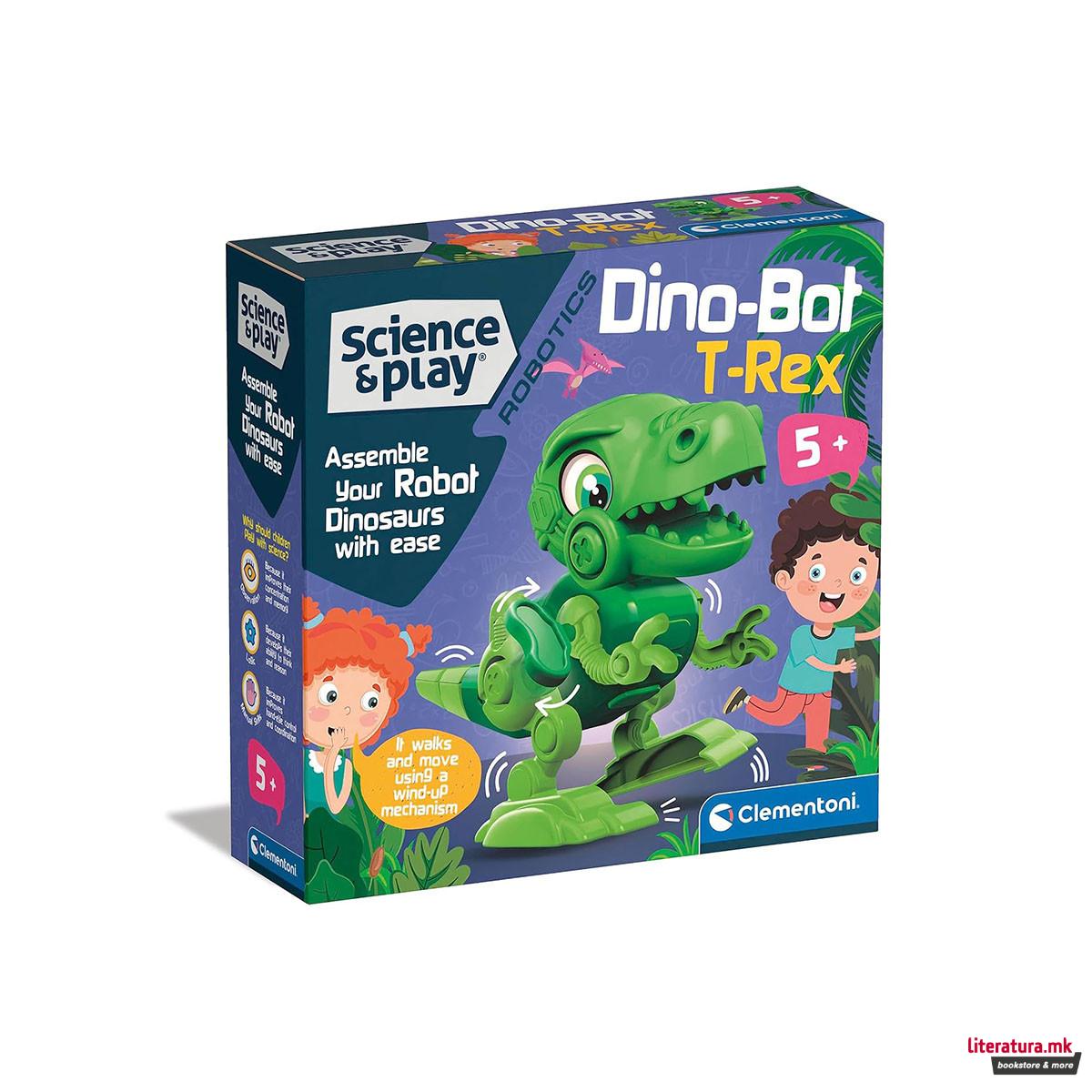 СТЕМ сет, Science&Play Robotics - Dino Bot: T-Rex 