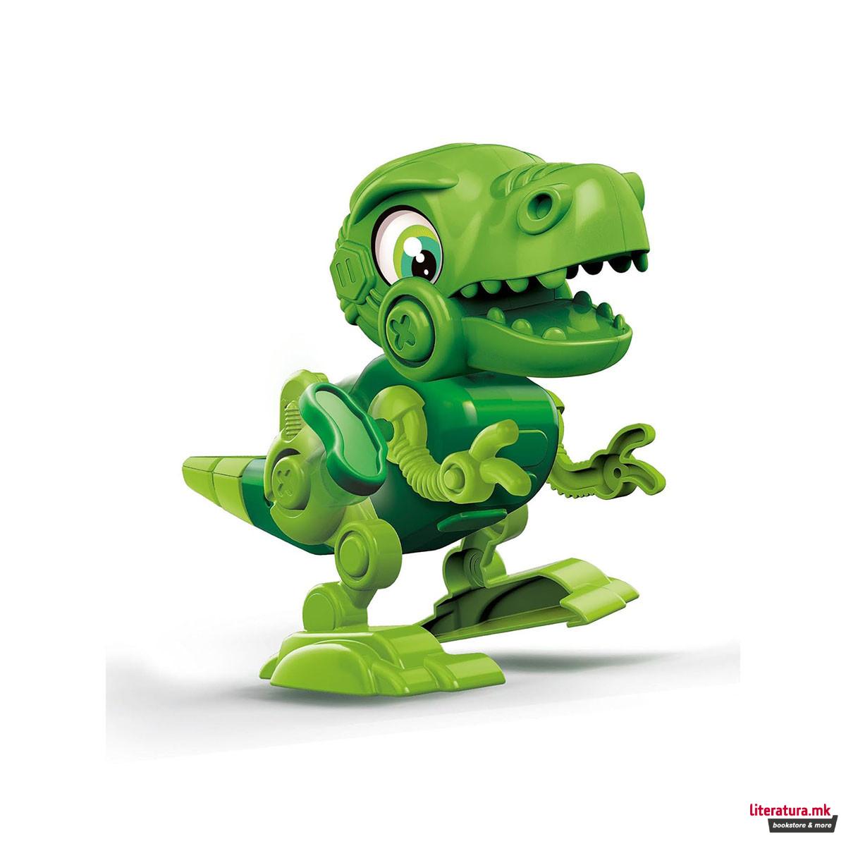 СТЕМ сет, Science&Play Robotics - Dino Bot: T-Rex 