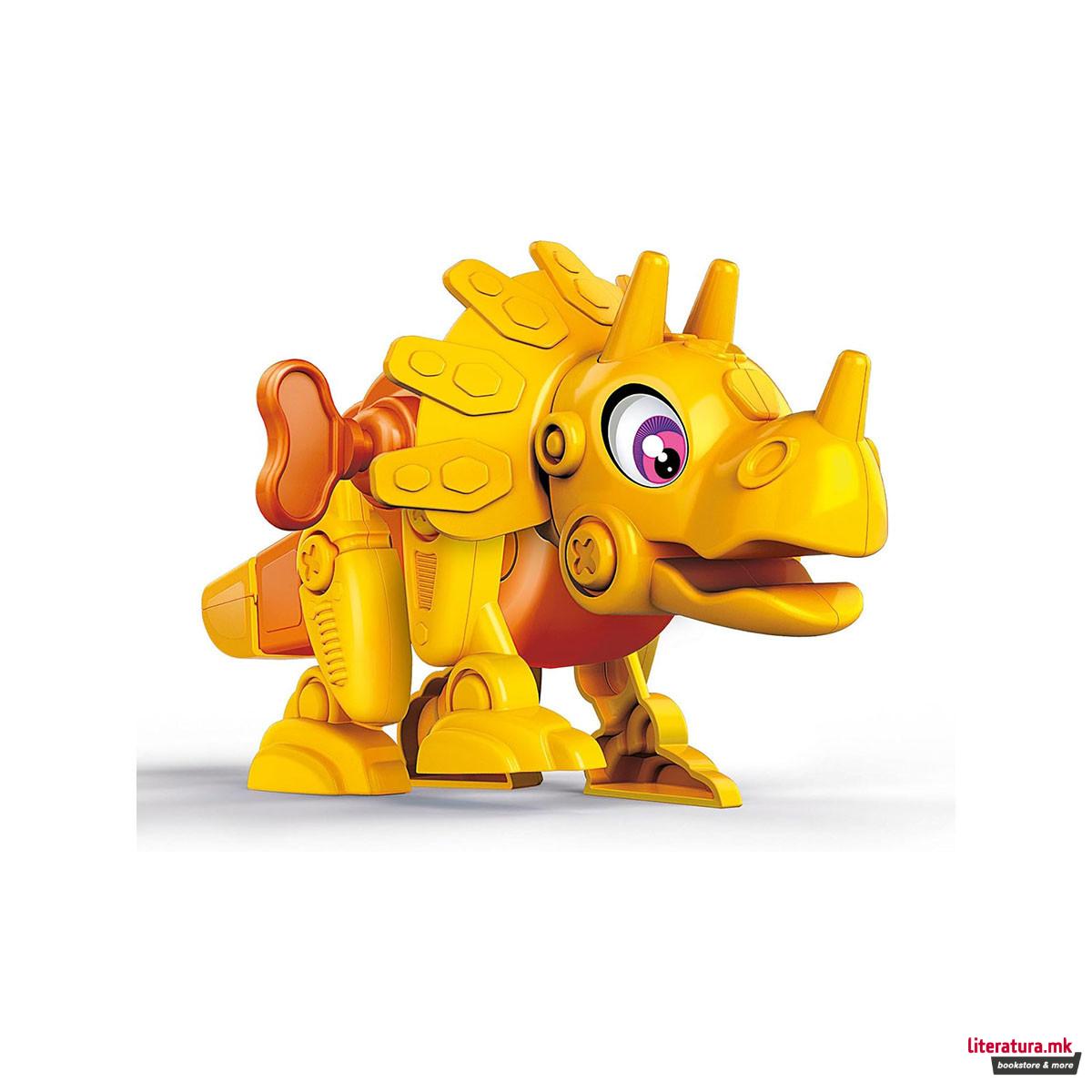 СТЕМ сет, Science&Play Robotics - Dino Bot: Triceratops 