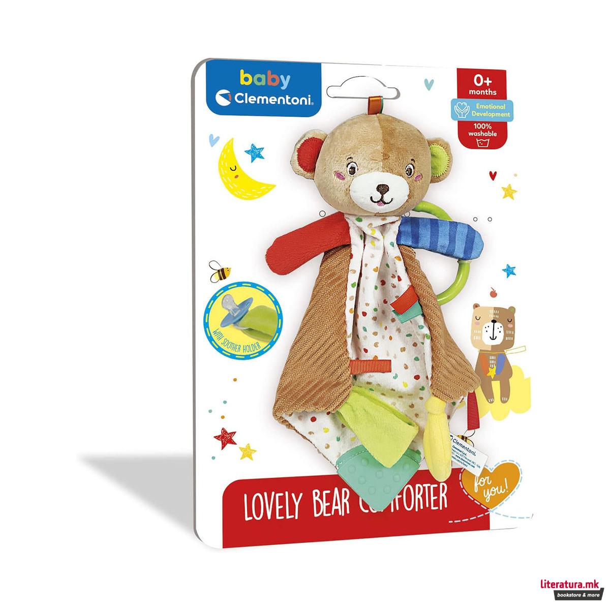 Плишана играчка, Baby Clementoni - Lovely Bear Comforter 