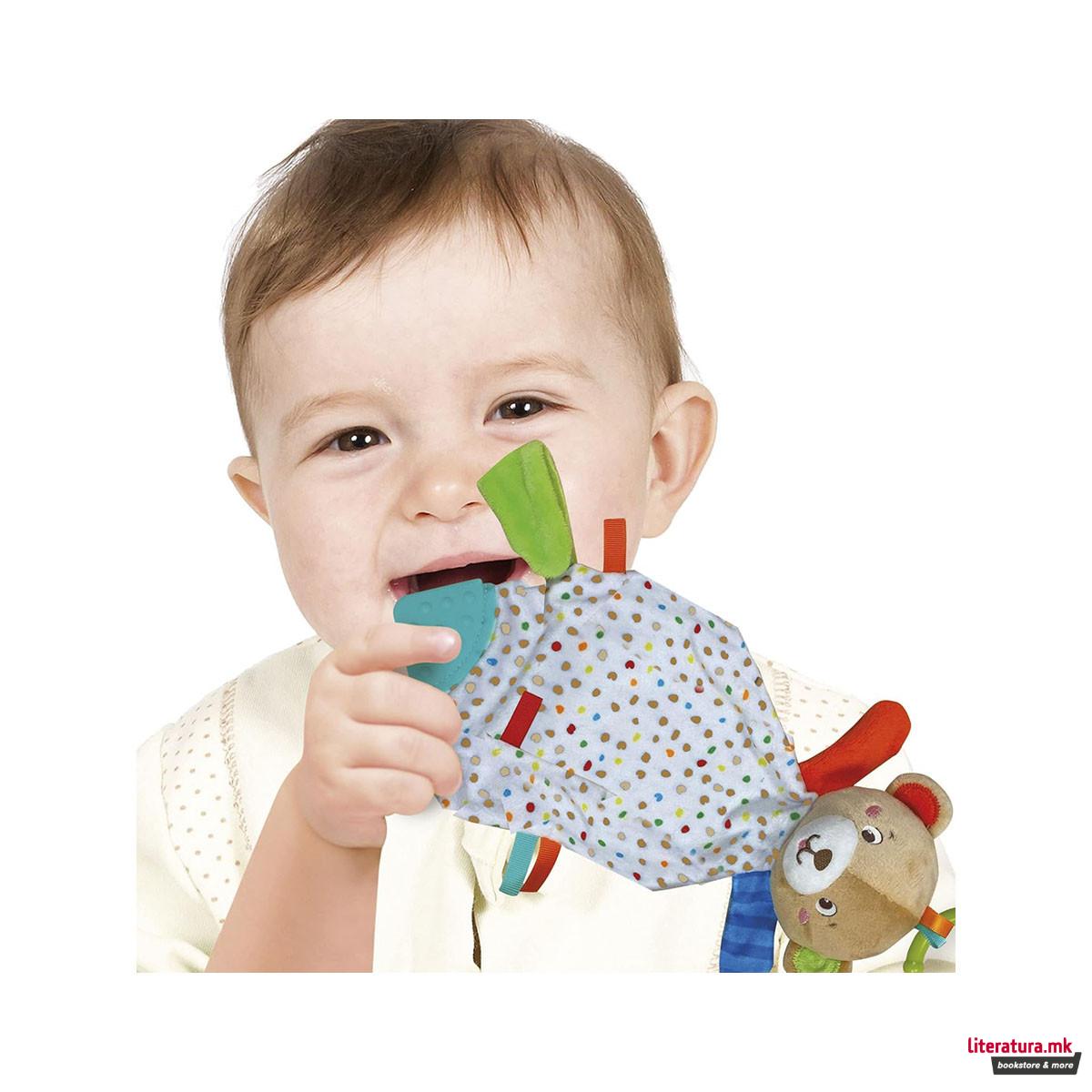 Плишана играчка, Baby Clementoni - Lovely Bear Comforter 