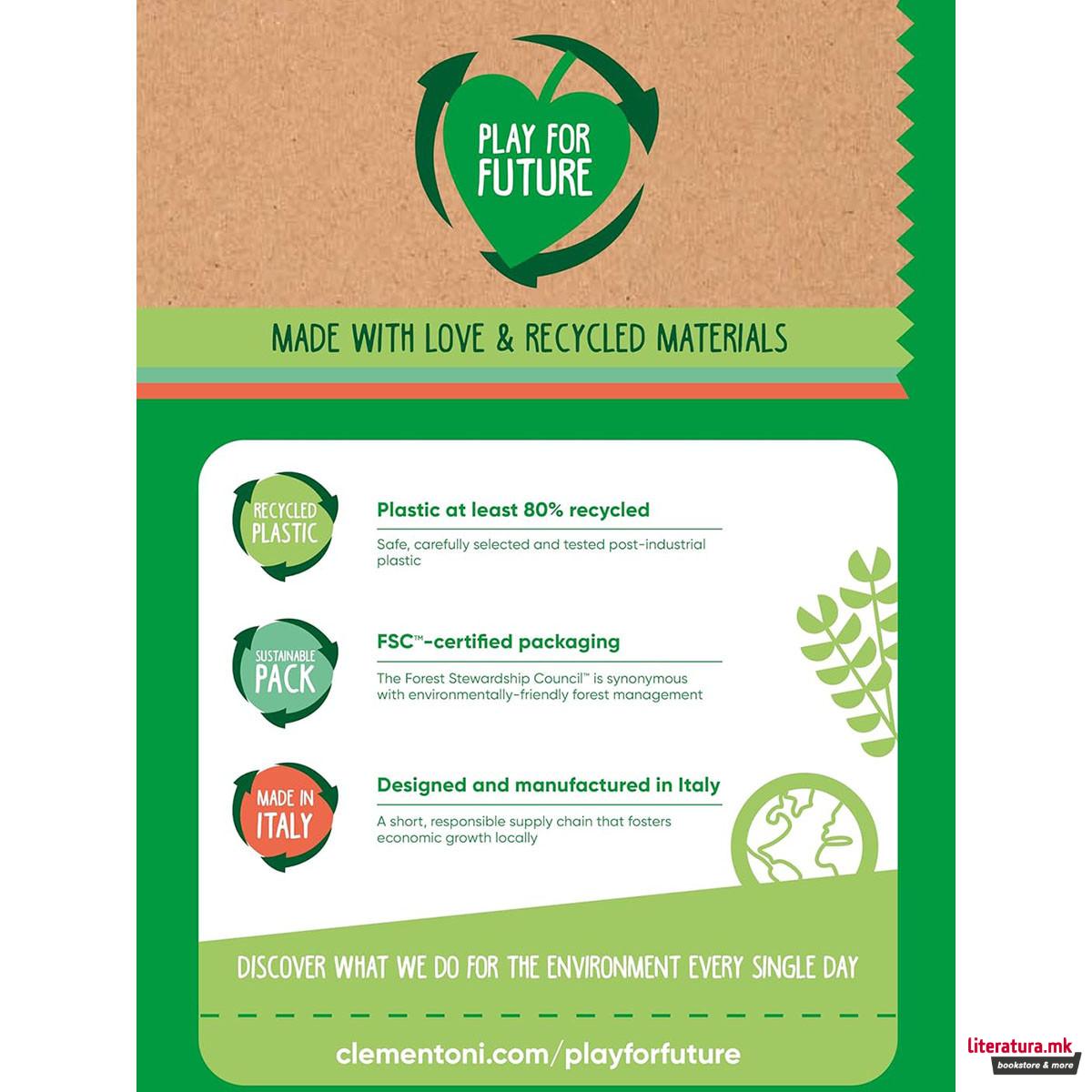 Плишана играчка, Baby Clementoni - Lovely Bear Comforter 