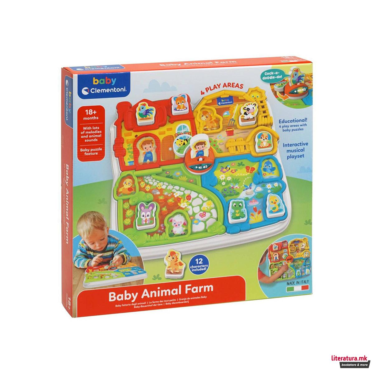 Сет за игра, Baby Clementoni - Baby Animal Farm 