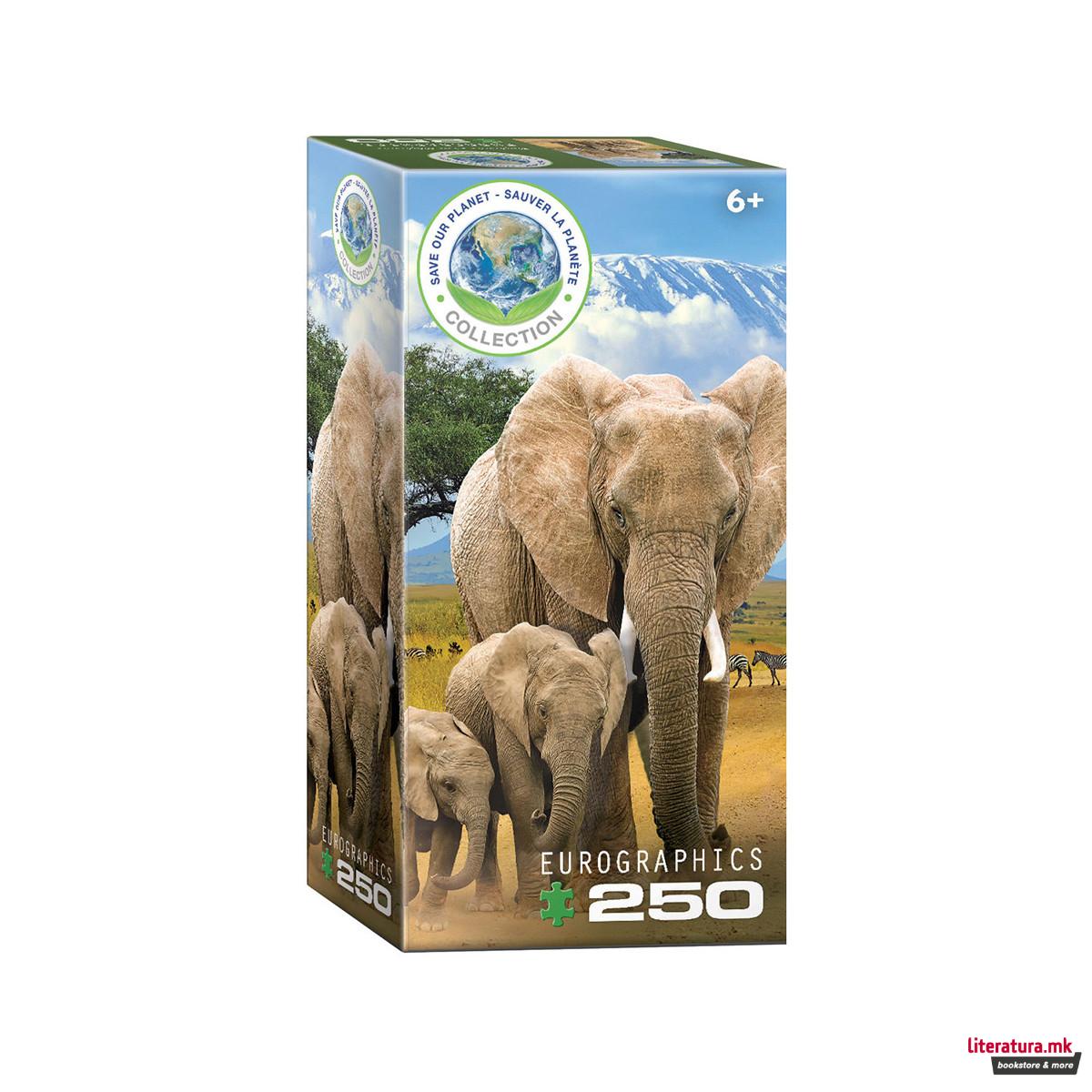Сложувалка, Save Our Planet Collection - Elephants, 250 парчиња 