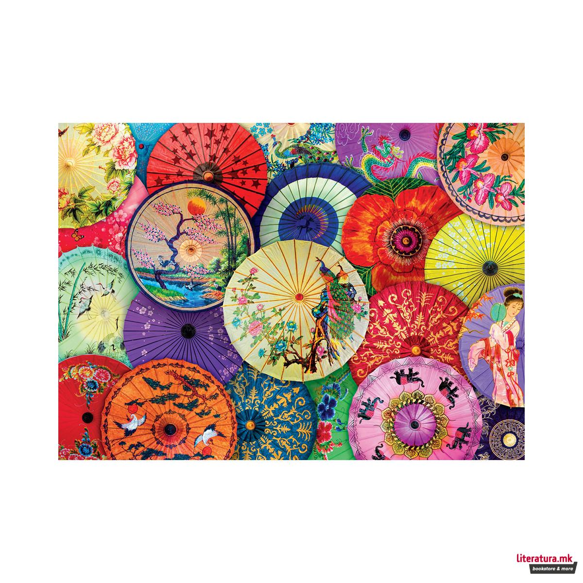 Сложувалка, Asian Oil-Paper Umbrellas, 1000 парчиња 