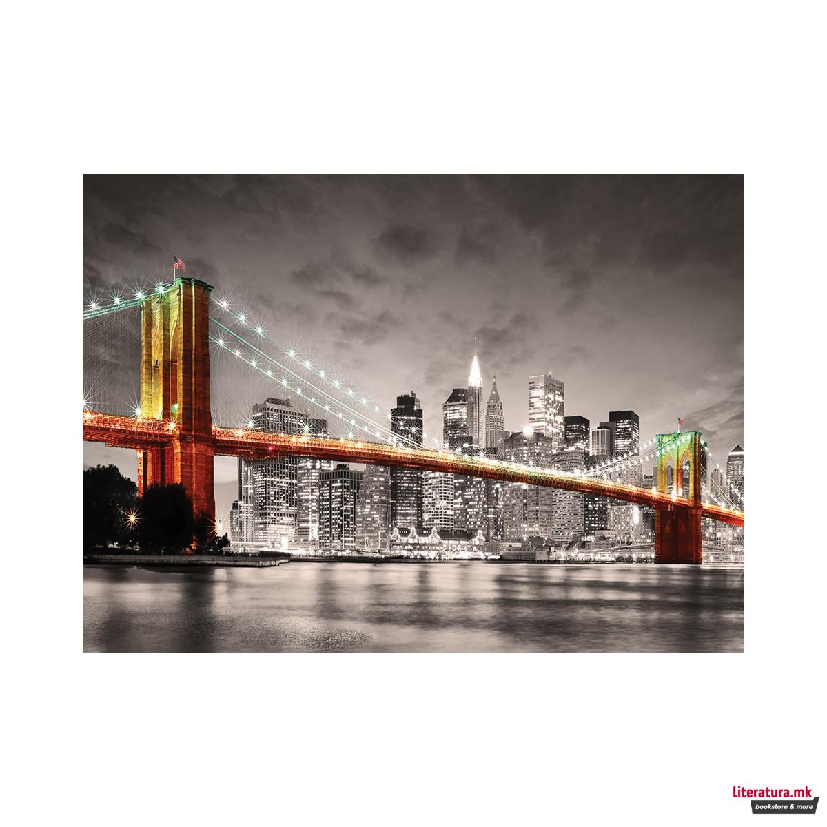 Сложувалка, City Collection, NYC - Brooklyn Bridge, 1000 парчиња 