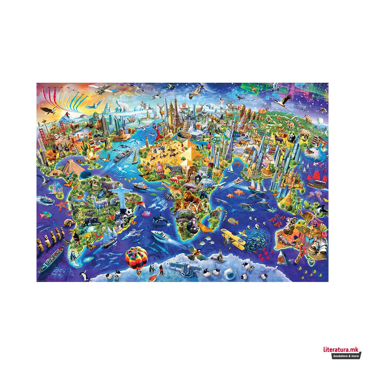 Сложувалка, Crazy World, 2000 парчиња 