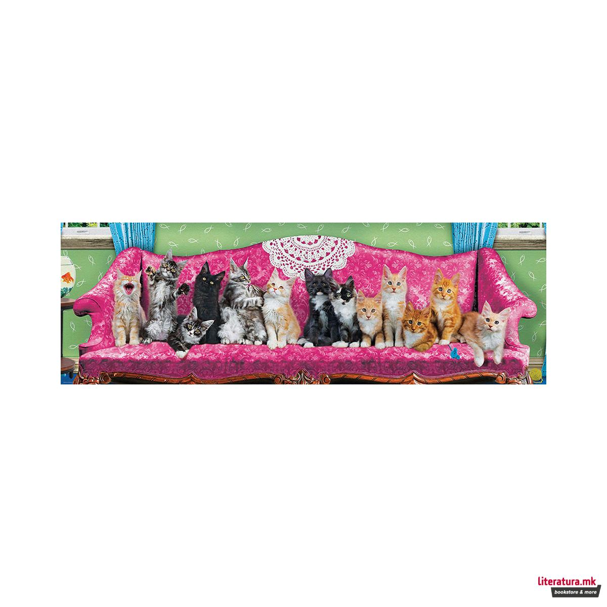 Сложувалка-панорама, Kitty Cat Couch, 1000 парчиња 